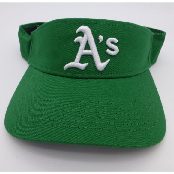 NWOT Oakland A's Viser (White Logo) - Picture 1 of 7